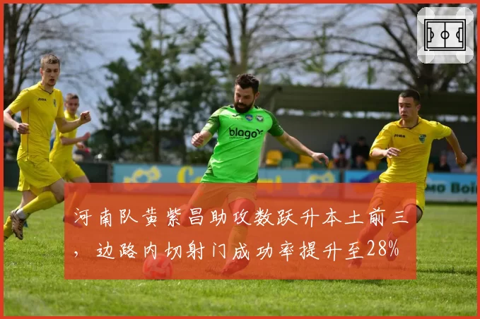 河南队黄紫昌助攻数跃升本土前三，边路内切射门成功率提升至28%